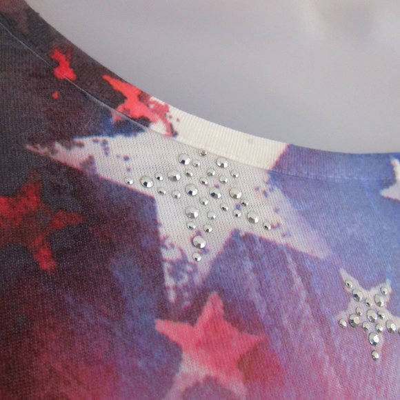 👚Host Pick👚NWOT Sonoma Patriotic Theme Tunic Top - Picture 2 of 8